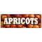 Signmission APRICOTS BANNER SIGN fresh orchard produce just picked sweet ripe B-72 Apricots - alternate 1